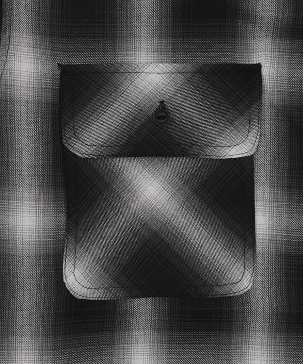 WEGO 【ユニセックス着用ITEM/SMLサイズ展開】オンブレチェックシャツ（SS） 柄1