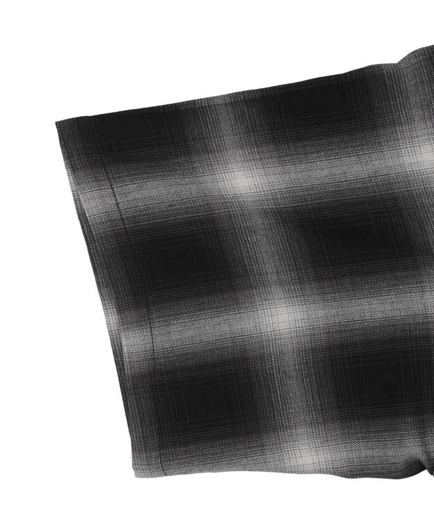 WEGO 【ユニセックス着用ITEM/SMLサイズ展開】オンブレチェックシャツ（SS） 柄1