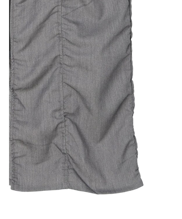 Green Parks ・ＥＬＥＮＣＡＲＥ　ＤＵＥ　シャーリングＷーＺＩＰスカート Gray