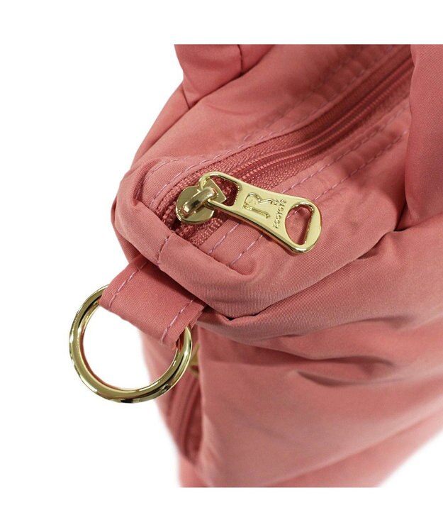 ROOTOTE 1474【取外し可能ショルダー付き】LT.サコッシュ.フェザー.カラー-B 06：アプリコットピンク