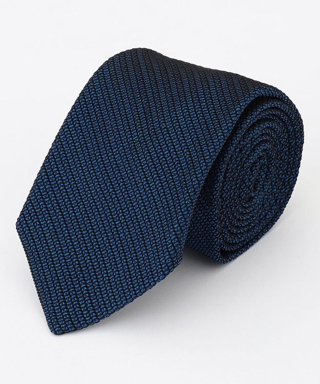 J.PRESS MEN 【KUSKA×J.PRESS ALL HANDMADE GRENADINE COLLECTION】インディゴブルー無地 ネクタイ ブルー系