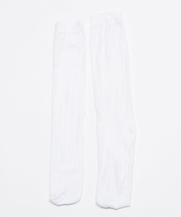 WEGO シアーニーハイソックス ホワイト