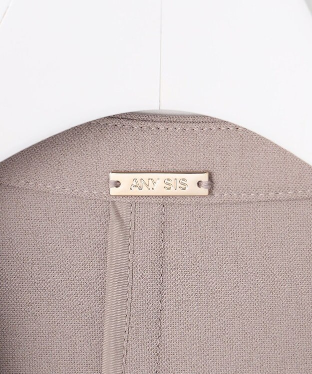 ANY SIS L スマートビューティーストレッチカラーレス ジャケット グレージュ