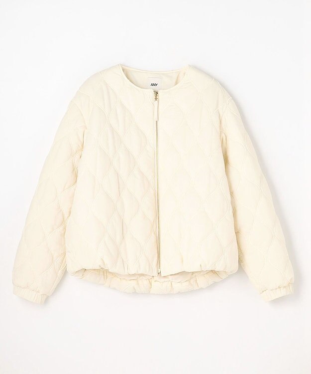 ANY L モールキルトブルゾン エクリュ