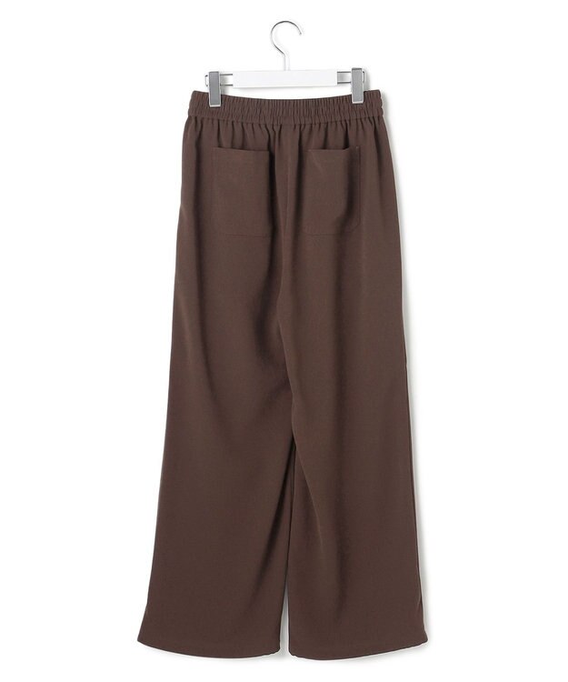 J.PRESS YORK STREET 【WOMEN】イージーワイド パンツ ブラウン系