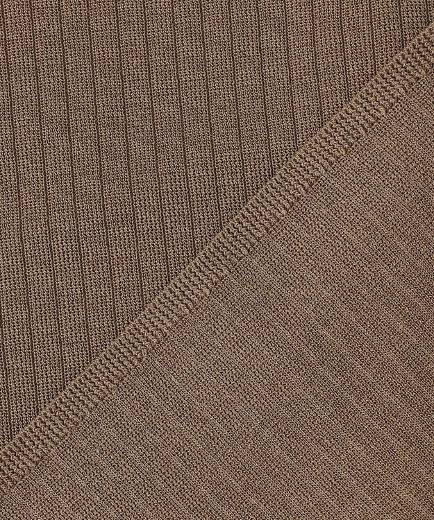 自由区 【アンサンブル対応】シアーシルクミックス カーディガン ブロンズ