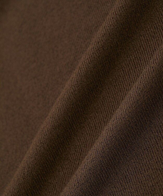 earth music&ecology リボンライクドレーププルオーバー Brown