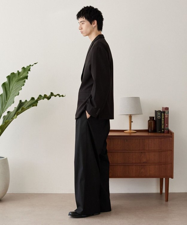 WEGO TRダブルブレストテーラードジャケット ブラック