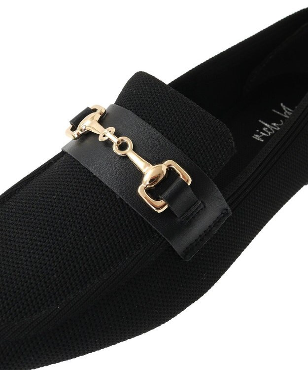 Green Parks ・ｒｉｃｈｂｌｕｅ　ニットローファ－ Black