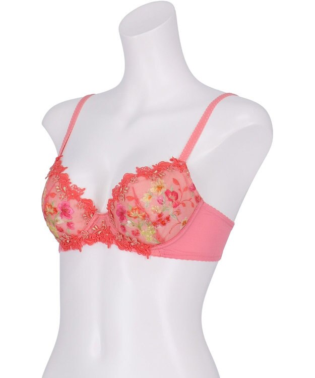 Wing ブラジャー Wing Lesiage ふっくらまる胸メイク やさしいフィット感 【2920シリーズ】 パッド有 ブラ PB2920 ウイング／ワコール オレンジ