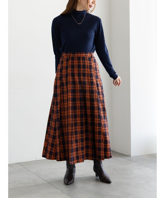 Te chichi ライトタートルニット ネイビー