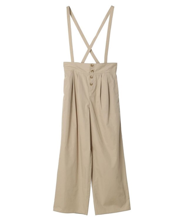 Green Parks サス付きパンツ Beige