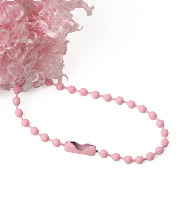 WEGO ミニポワポワモンスターぬいぐるみキーホルダー ピンク