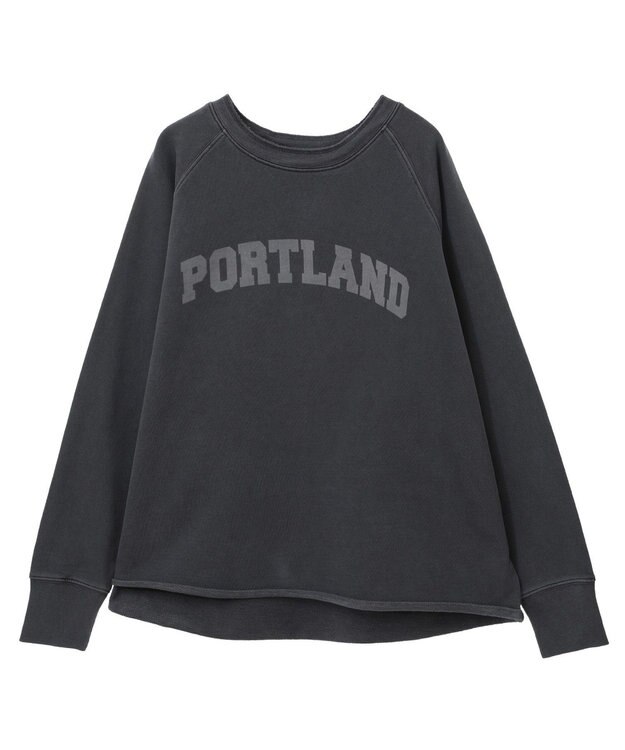 AMERICAN HOLIC ＰＯＲＴＬＡＮＤピグメントスウェット Charcoal Gray