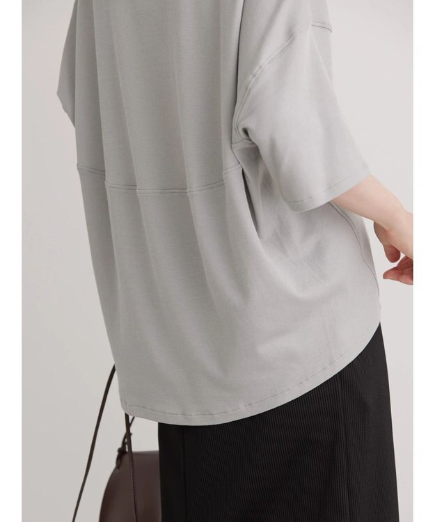 AMERICAN HOLIC ＵＶカット　コクーン半袖カットプルオーバー Gray Beige