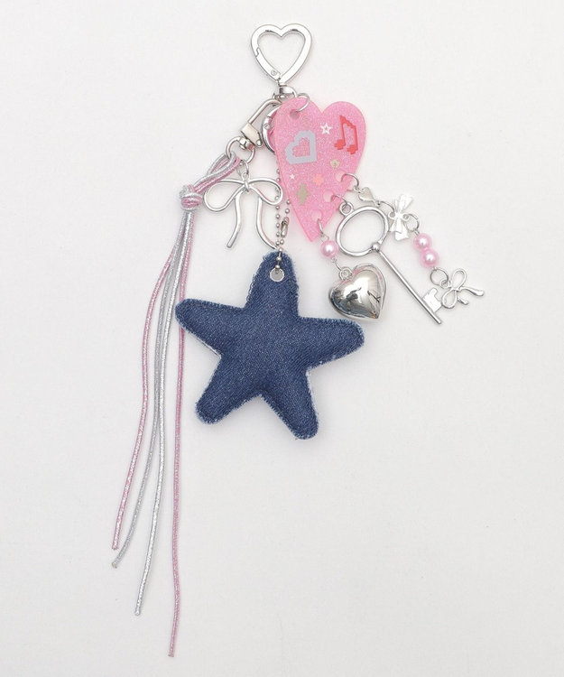 WEGO デニムモチーフセットキーホルダー 柄1