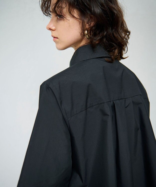 GRACE CONTINENTAL ケミカルフラワードレスシャツ ブラック