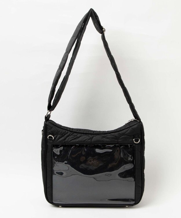 WEGO 【痛バ＆推し活グッズ】ときめきキルティング痛ショルダーS ブラック