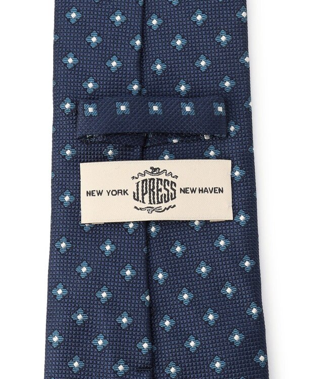 J.PRESS MEN 【VINTAGE JACQUARD COLLECTION】小紋柄 ネクタイ ネイビー系9