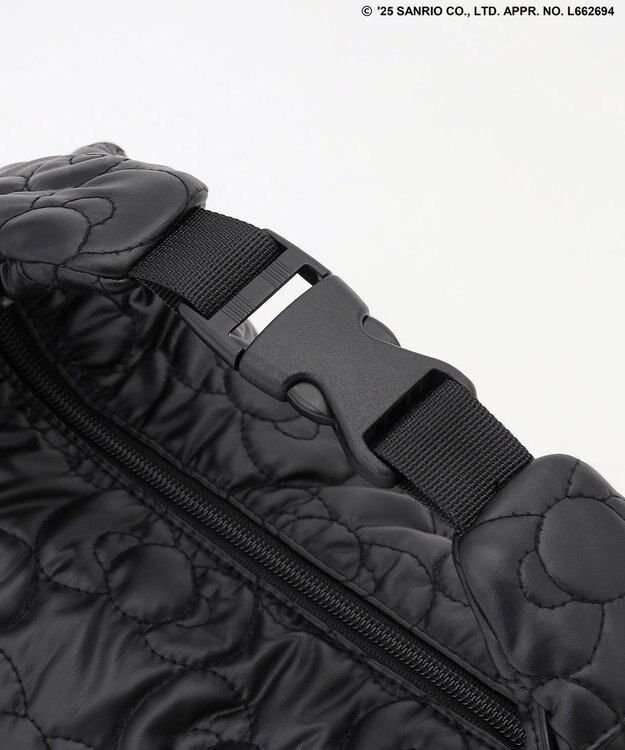 ANY 【ハローキティ×ANY】キルトショルダーバッグ ブラック