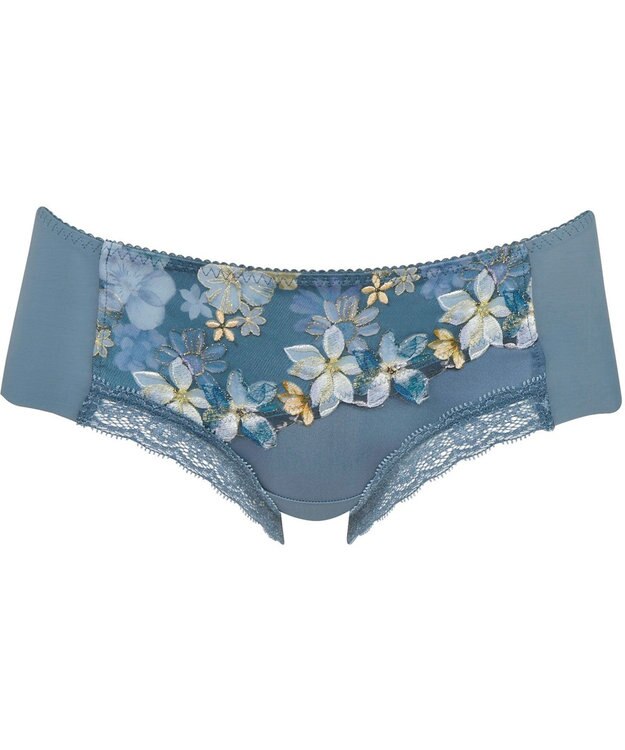 WACOAL ショーツ ボーイレングス 【重力に負けないバストケアBra】 はきこみ丈あさめ アウターにひびきにくい(後ろ裾) BRB414とペア レディース PRA614 /ワコール グリーン