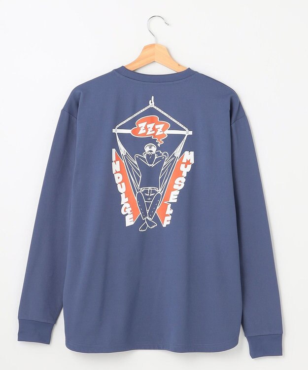 SHARE PARK LADIES 【UNISEX】UVカット アートコラボロングTシャツ〈Hammock〉（S・Mサイズ） アッシュネイビー