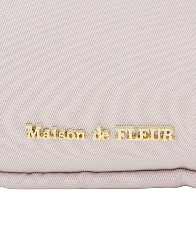 Maison de FLEUR 撥水加工ポケットリュック Grayish Pink