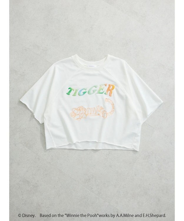 Green Parks Ｗｉｎｎｉｅ　ｔｈｅ　Ｐｏｏｈ／ショート丈プルオーバー White