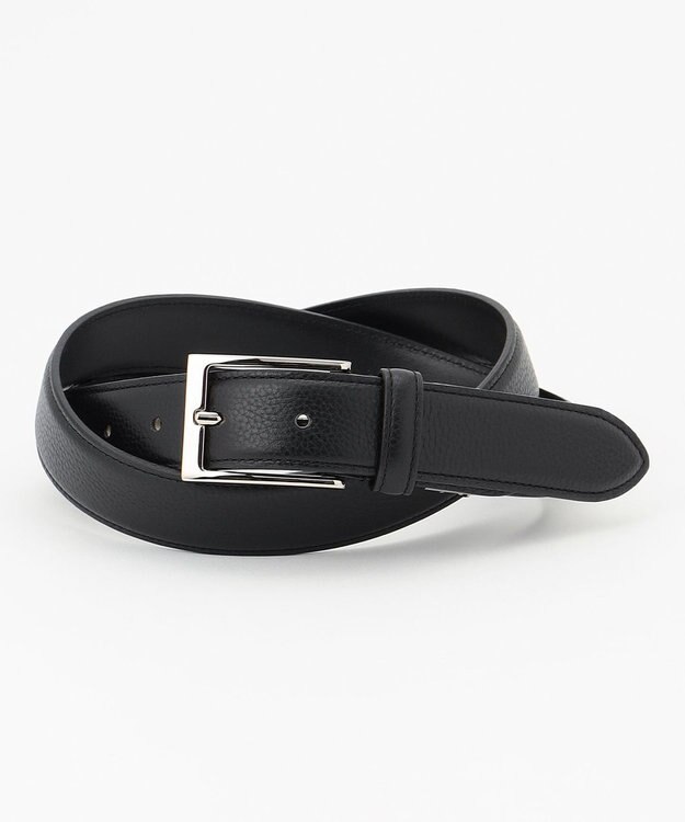 J.PRESS MEN 【J.PRESS BASIC】シボレザー ベルト ブラック系
