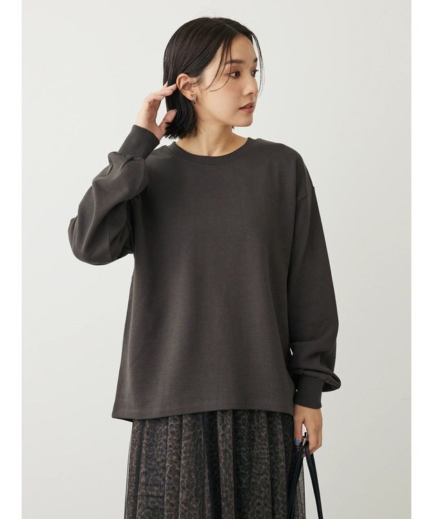 Green Parks ・ＳＵＧＡＲ　ＳＰＯＯＮ　バックスリットウラケスウェット Charcoal Gray