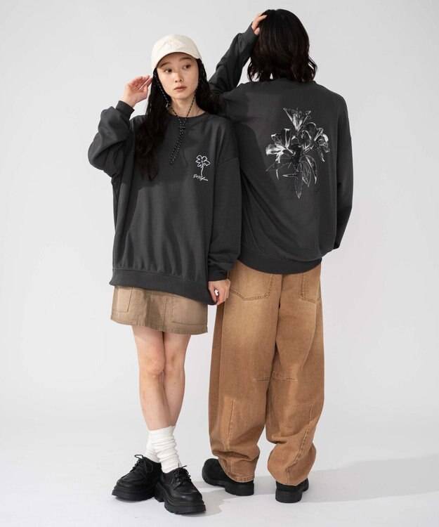 WEGO 【2025年秋冬新作/SMLXLサイズ展開/ユニセックス着用ITEM】アソートグラフィックプルオーバー 柄15