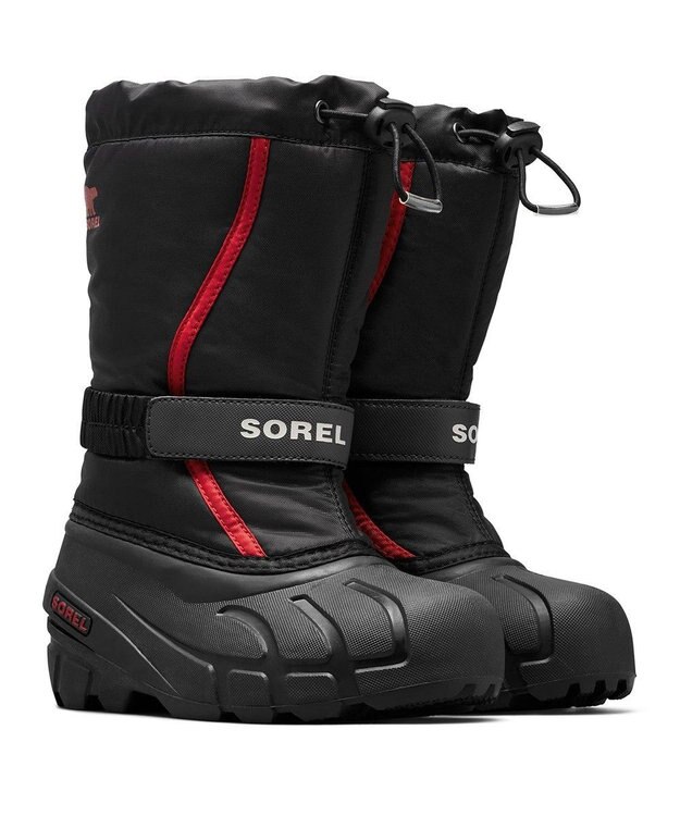 SOREL SOREL/ 【KIDS】ユースフルーリー ブーツ /ソレル Black、 Bright Red