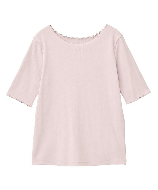 earth music&ecology リブメロープルオーバー Pink