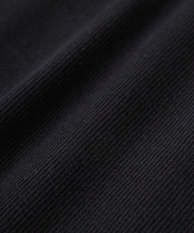 earth music&ecology リブメロープルオーバー Black