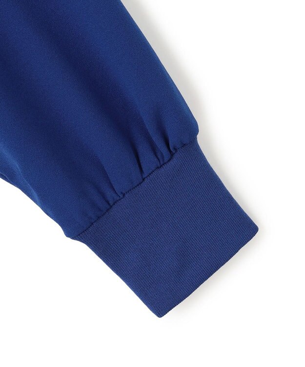 ICB 【UVカット・洗える】ジョーゼットジャージー クロップド丈プルオーバー ロイヤルブルー系