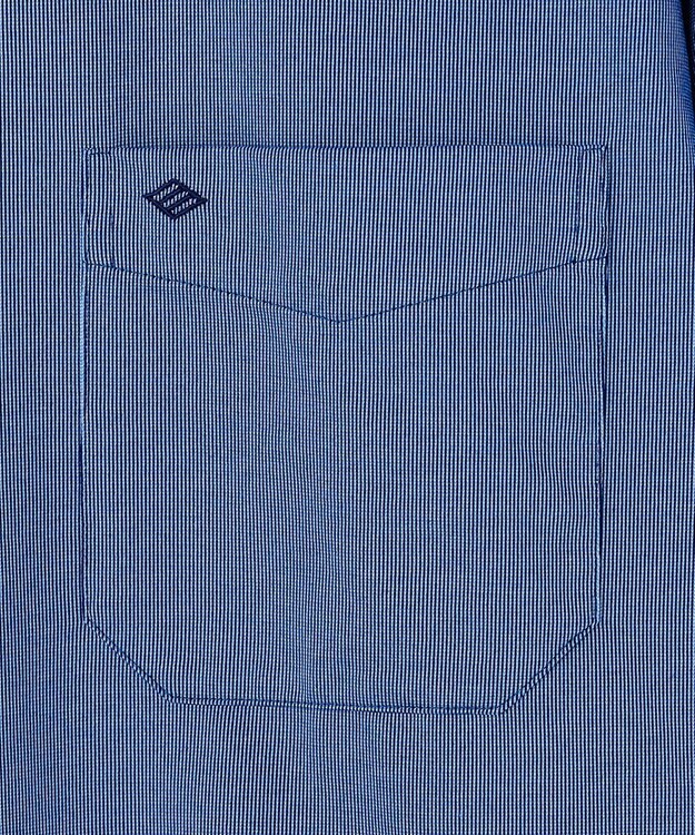 JOSEPH ABBOUD 【キングサイズ・イージーケアなジャージー素材・ストレッチ】コンパクトジャージーシャツ ブルー系