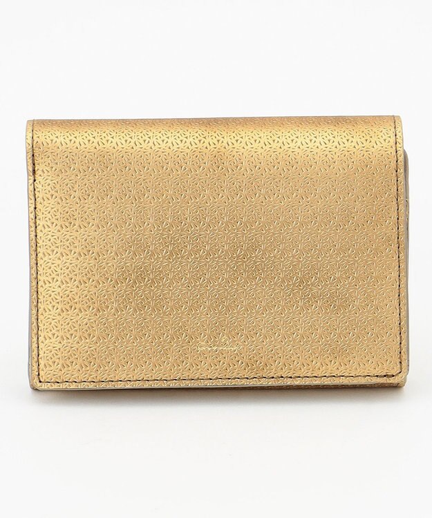 airlist Lファスナー小銭入れ付き二つ折財布 Lily リリィ ゴールド