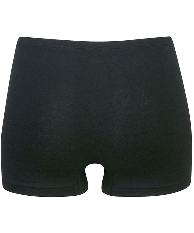 Wing あったかインナー オーガニックコットン混  やわらかくやさしい肌ざわり 【綿の贅沢オーガニック】 綿混 ボトム 1分丈 秋 冬 ER4131 ウイング／ワコール ブラック