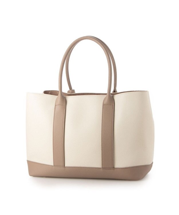 UNBILLION cachecache ショルダー付きパーテーション合成皮革トートL OKMIX