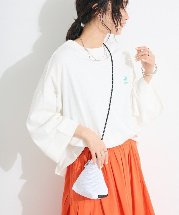 CRAFT STANDARD BOUTIQUE トライアングルメッシュショルダーポーチ White