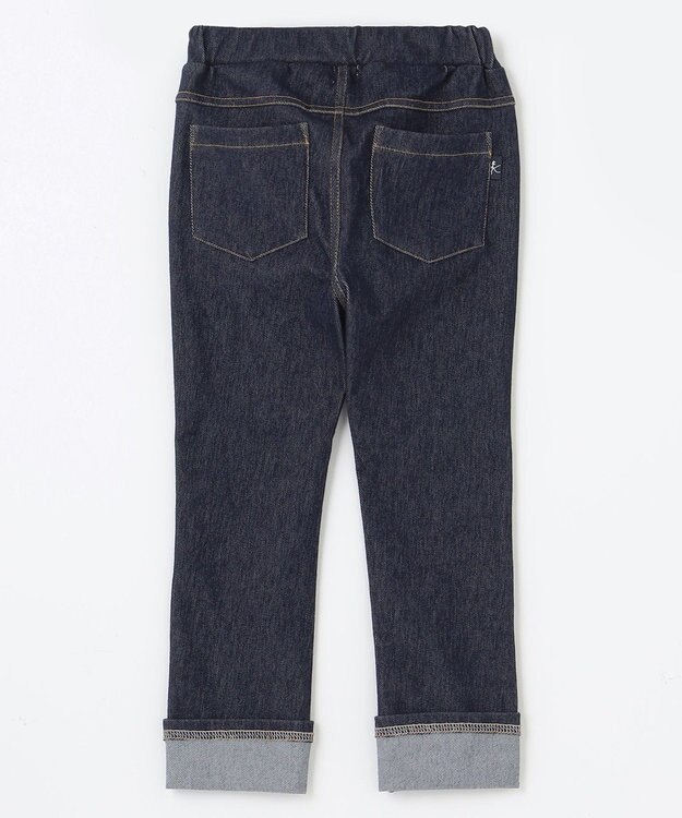 組曲 KIDS 【110-140㎝】デニムニット パンツ ネイビー