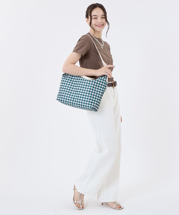 LeSportsac DELUXE EASY CARRY TOTE/フォレストギンガム フォレストギンガム