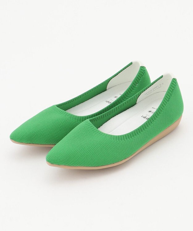 steppi 【WEB限定価格】 ベーシックポインテッド パンプス グリーン