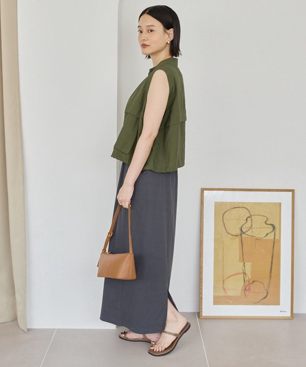 AMERICAN HOLIC Ｗポケットショートベスト Khaki