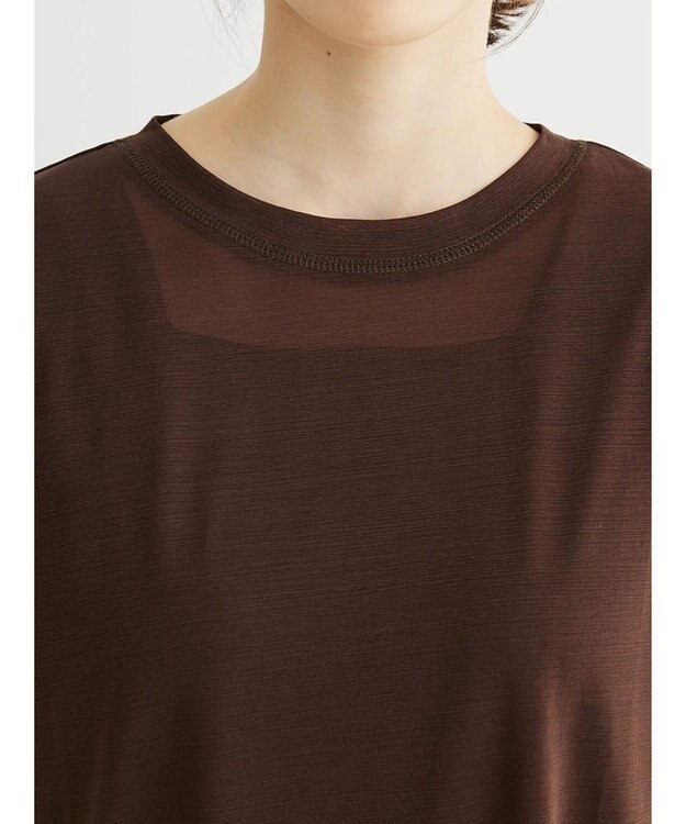 Green Parks シアーカットチュニック Brown