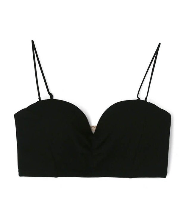 San-ai Resort（三愛水着楽園） 【楽旅ブラ】リブニットチューブブラ【northerly】 ブラック