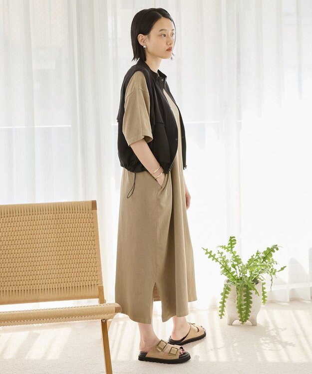 AMERICAN HOLIC Ｗポケットショートベスト Black