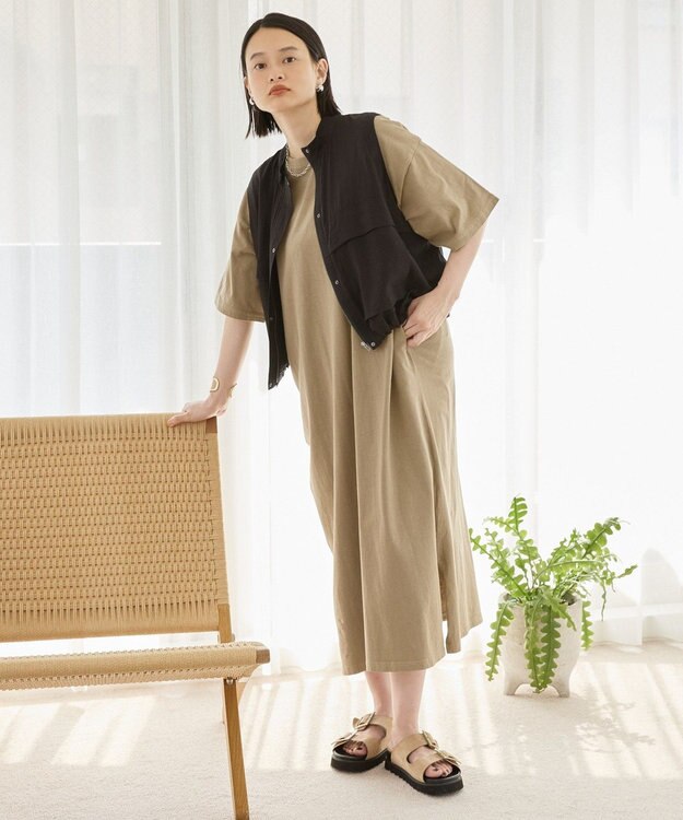 AMERICAN HOLIC Ｗポケットショートベスト Black