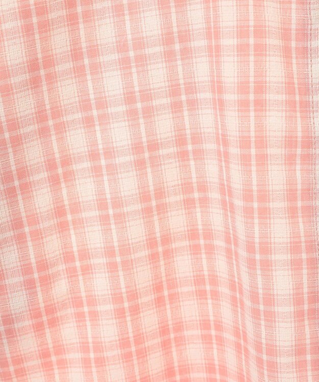 Green Parks シュガーラッシュ　／　チェックショート丈シャツ Red