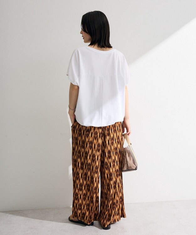 Green Parks 超冷感ドロストフレンチプルオーバー Off White